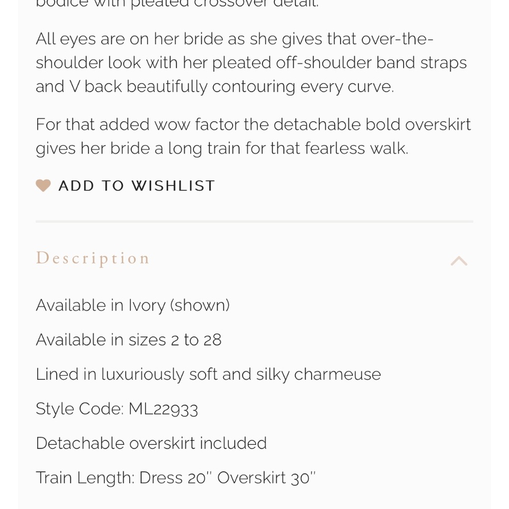 Wedding dress OVERSKIRT (wedding dress not included. Just overskirt!) - Picture 12 of 14
